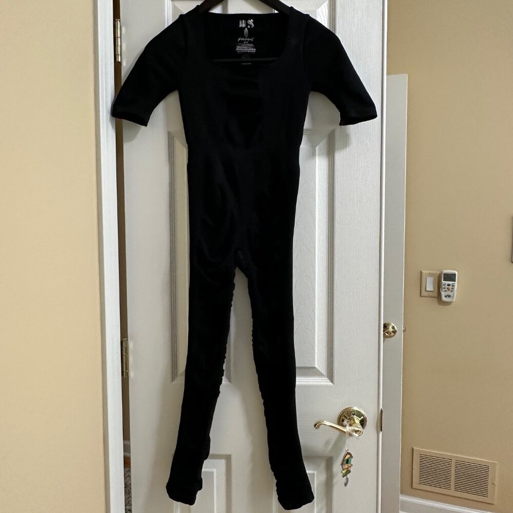 NWOT FP Movement High Jump Jumpsuit - Made in Italy - HH Compression - Black